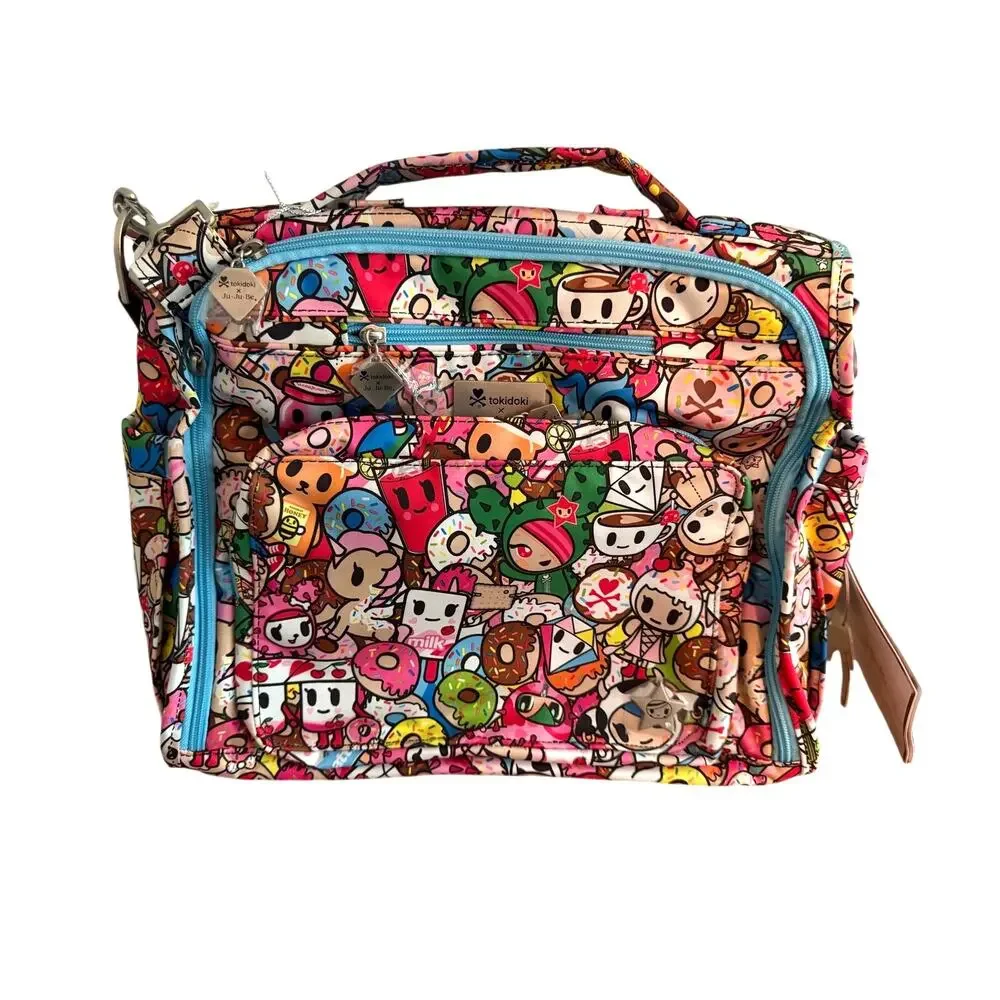 tokidoki x JuJuBe Donutella Sweet Shop Iconic 2.0 Diaper Bag Retired Print NWT